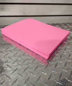 Pink construction paper
