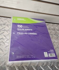 50 ruled sheets