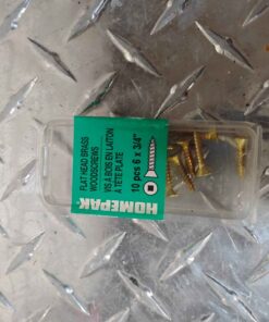 Flat head wood screws