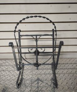 Black iron magazine wrack