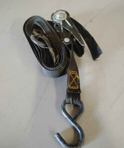 Black ratchet tie down