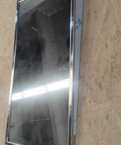 Commercial stainless steel frame mirror for bathrooms