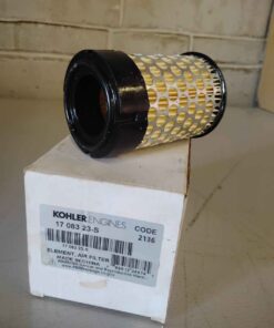 Kohler 17 083 23-S air filter used on various equipment using Kohler engines