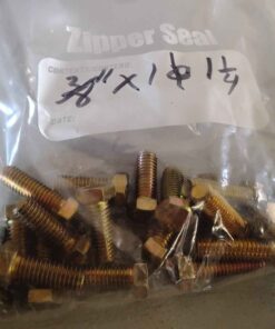 3/8 x1-1/4 gold color bolts