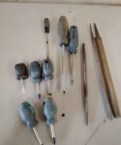 Screwdrivers and files joblot
