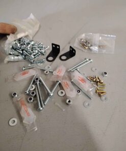 Assorted hardware and silicone lubricant packets