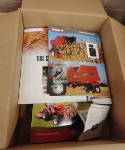 Box lot of assorted Case IH and more literature