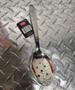 Stainless steel serving spoon