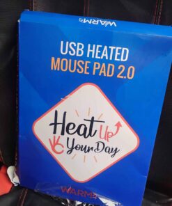 USB heated mouse pad