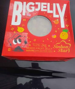 Big jelly mixed fruit jelly