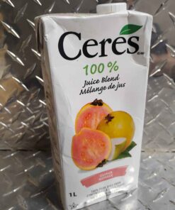Ceres guava juice blend... date is current