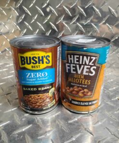 2 cans beans