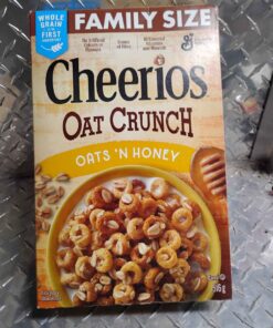 Cheerios oat crunch... date is current