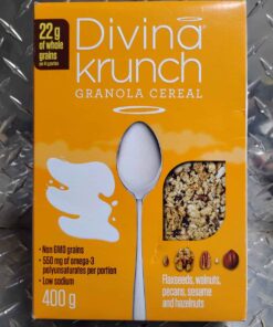 Driving crunch granola... date is current