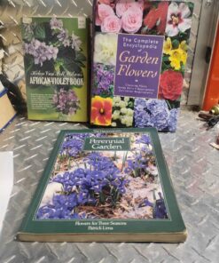 Qty 3 Garden flowers and more books