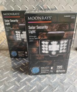 Solar powered security light....up to 8 hours run time
