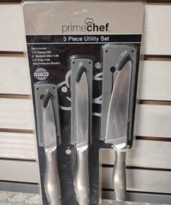 Beautiful 3 piece stainless steel chef's knife set