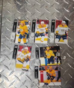 6 Nashville predators hockey cards