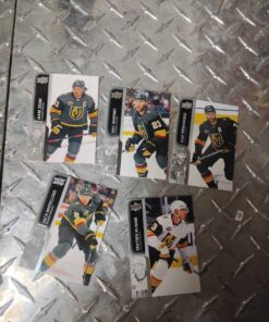 5 Las Vegas Golden Knights hockey cards