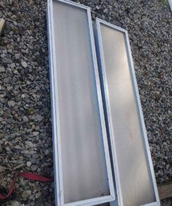 Qty 2 flush mount light assemblies.... Just add some LED light tubes and you'll be good too flood your basement or workshop with light