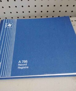 Blueline records book