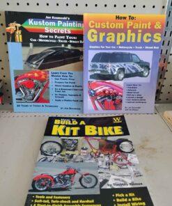 Qty 3 vehicle and bike graphics books