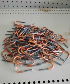 Copper coated staples