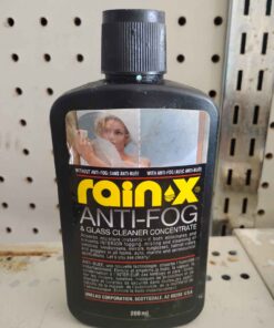 Anti fog glass cleaner