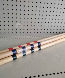 5 lawn croquet sticks