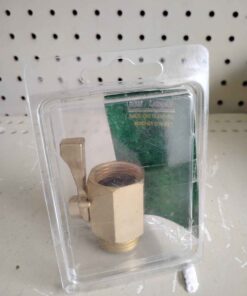 Garden hose shut off valve