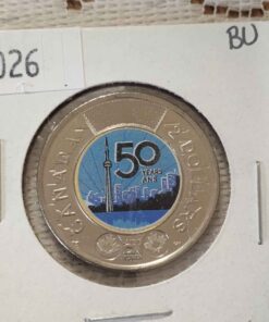 Uncirculated Colored 50 years glow in the dark CN tower