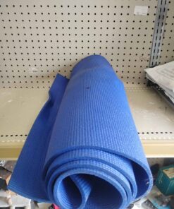 Used workout mat blue