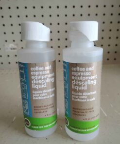 2 Bottles coffee and espresso machine descaling liquid