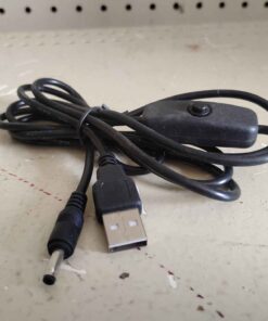 USB cable with shut off switch