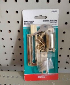 Keyed chain door lock