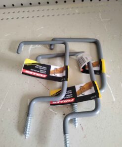 3 HD screw in garage hooks