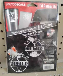 I'd rather be hunting / fishing stickers