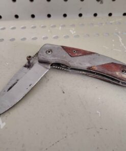 Used folding pocket knife