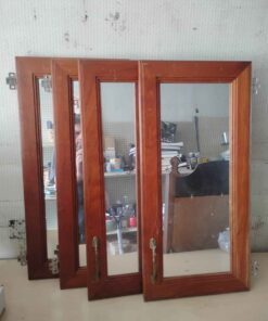 Qty 4 mirror doors