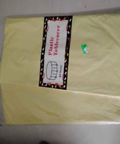 Yellow tablecloths