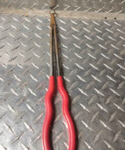 Large size round jaw needle nose pliers