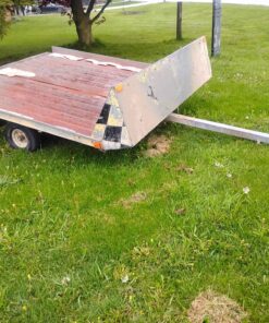 Snowmobile trailer....fits 2 sleds....no sled no problem turn it into a inexpensive utility trailer