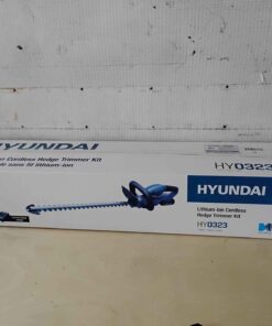 Hyundai hedge trimmer kit includes battery and charger