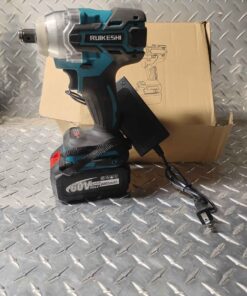 Cordless 1/2" drive impact wrench with battery and charger