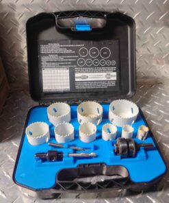 Mastercraft hole saw kit.... great buy