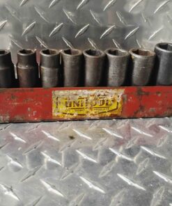 Unitool deep impact socket set 7/16- through 7/8