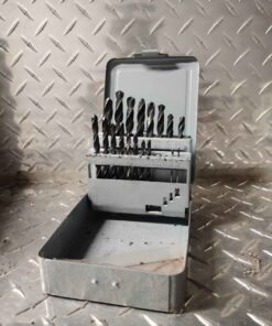 Drill bits in gray case... missing pieces