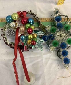 Wreath and Lighted Star