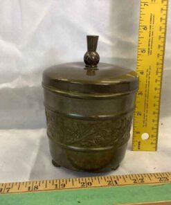 Hinged Brass Container