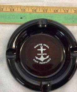 Advertising Ashtray Martin Bros. Ship Suppliers Toronto
